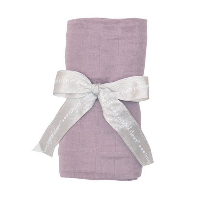 Organic Solid Muslin Swaddle Blanket