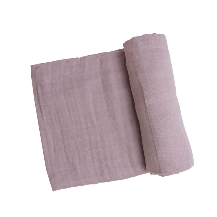 Organic Solid Muslin Swaddle Blanket