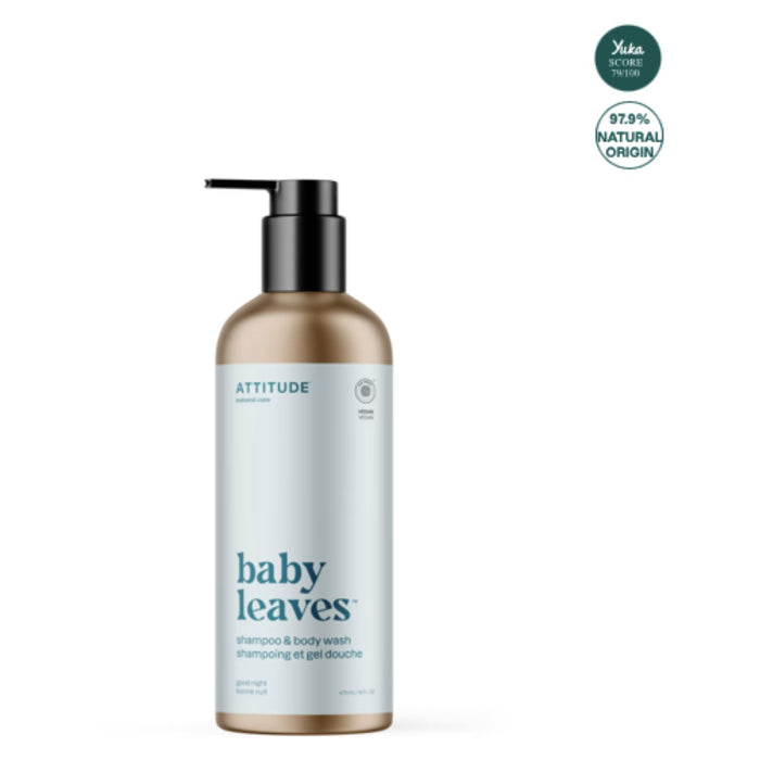 Plastic-Free Baby Leaves Shampoo + Body Wash