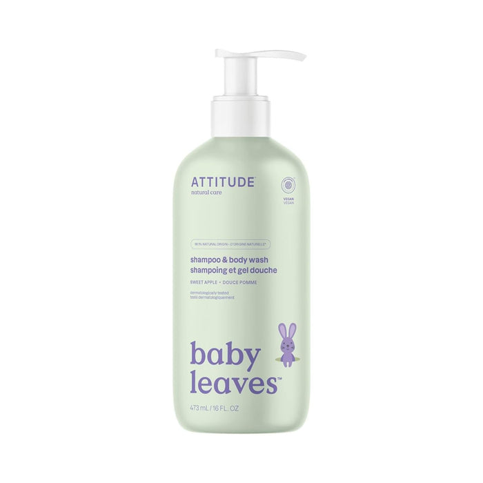 Baby Leaves Natural 2-in-1 Natural Shampoo and Body Wash