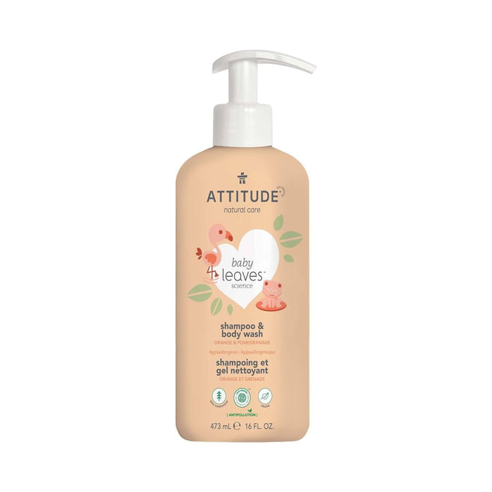 Baby Leaves Natural 2-in-1 Natural Shampoo and Body Wash