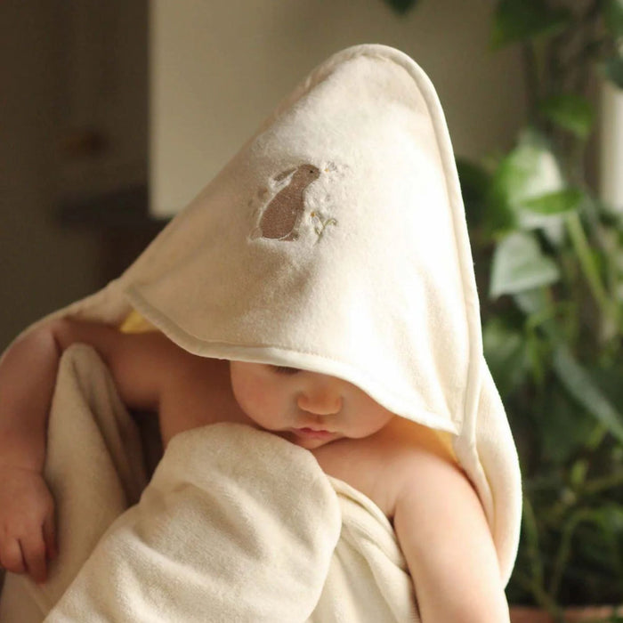 Embroidered Hooded Towel, Bunny