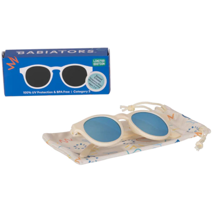 Mirrored Lenses Keyhole Sunglasses