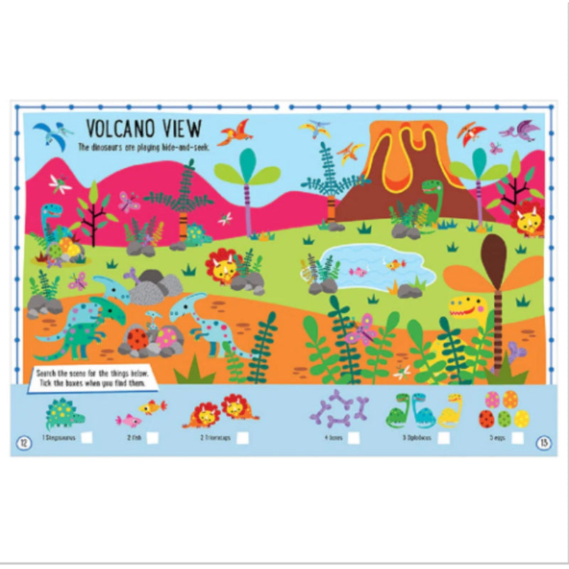 Dinosaur Island Balloon Stickers + Activity Book