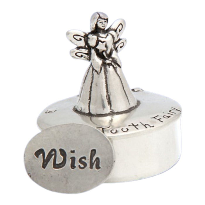 Pewter Tooth Fairy Box w/ Coin