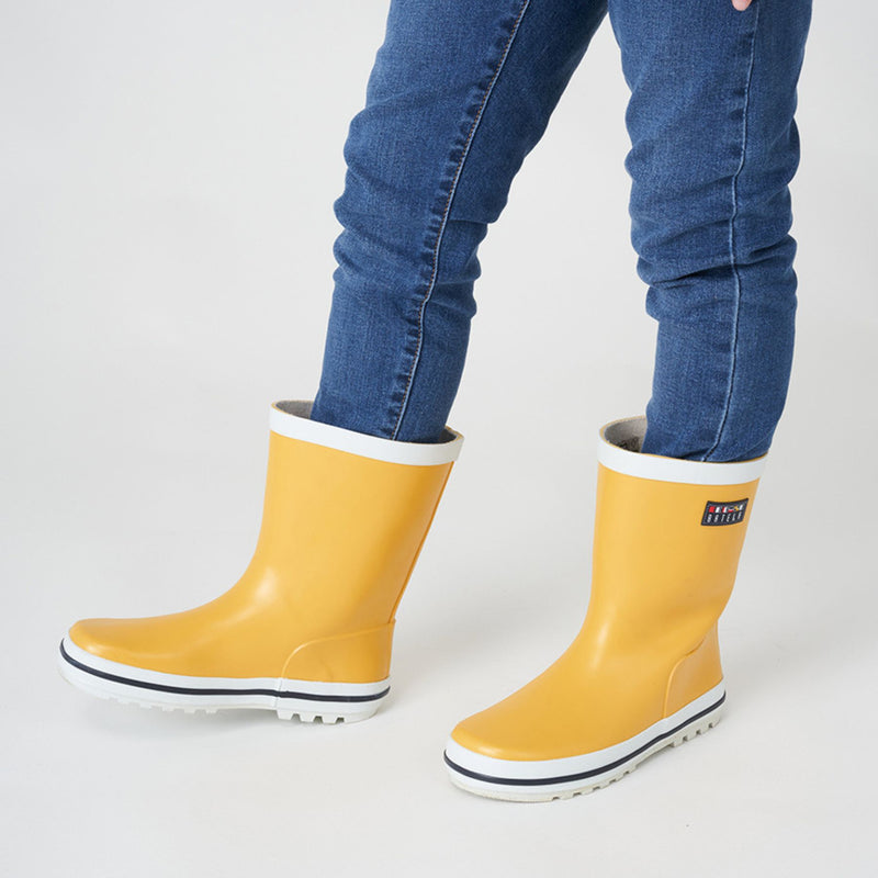 Waterproof Rain Boots, Yellow