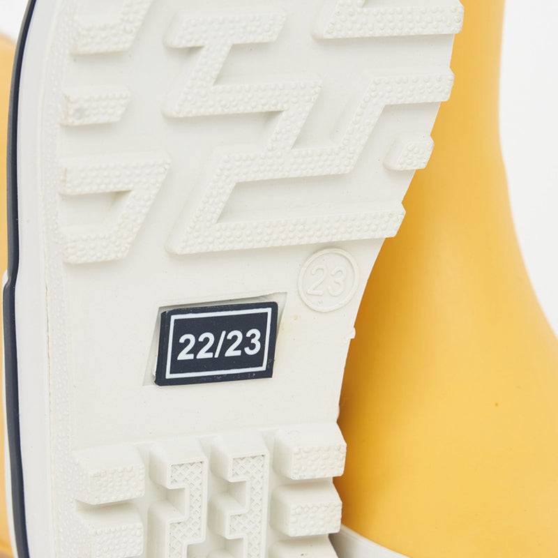 Waterproof Rain Boots, Yellow
