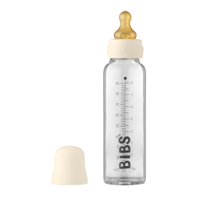 Baby Glass Bottle Complete Set, 225ml