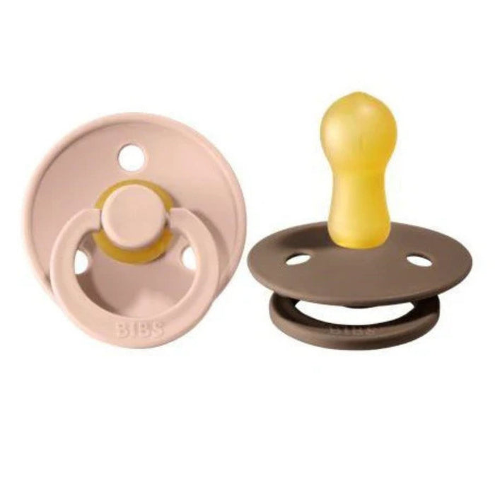 Pacifier - Colour Latex Collection, Blush/Dark Oak (2 pack)