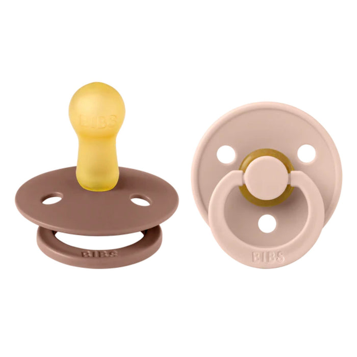 Pacifier - Colour Latex Collection, Woodchuck/Blush (2 pack)