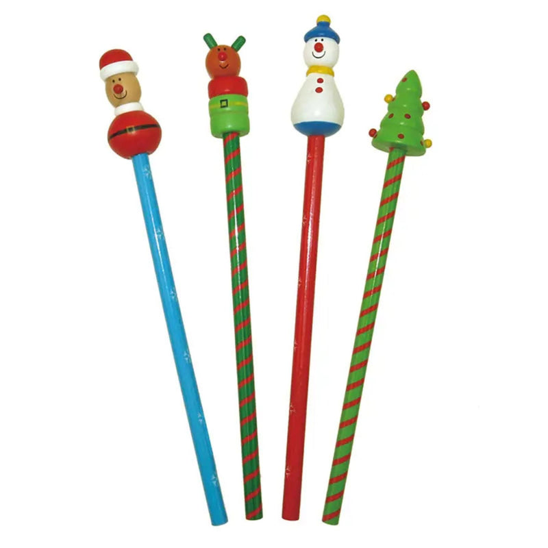 Christmas Themed Wooden Top Pencil