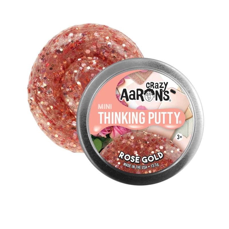 Rose Gold Mini Thinking Putty