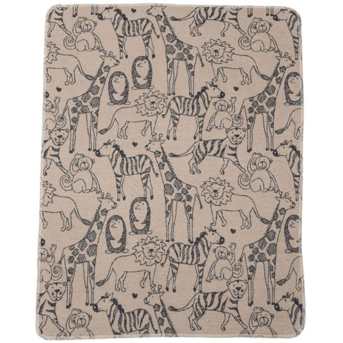 Juwel Flannel Blanket - Safari Animals