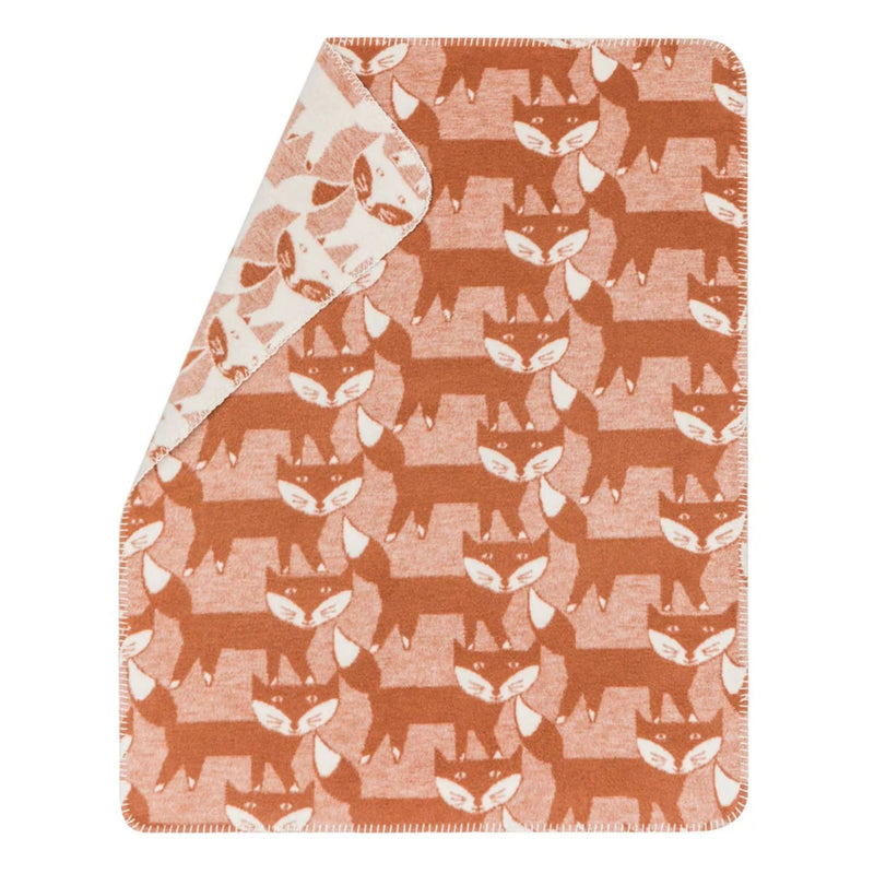 Mila Baby Velour Blanket - Pack of Foxes