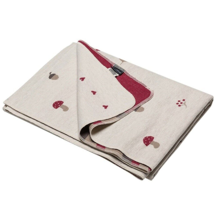 Silvretta Cotton Throw - Forest Motifs