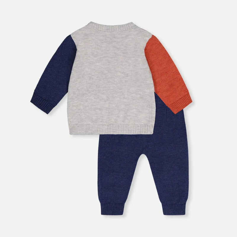 Knitted Top and Pants Set, Cars