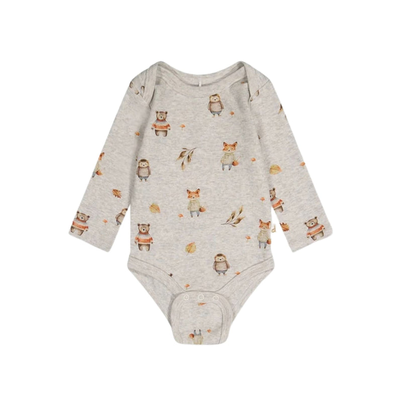 Organic Cotton Onesie and Evolution Pants Set, Animal Print