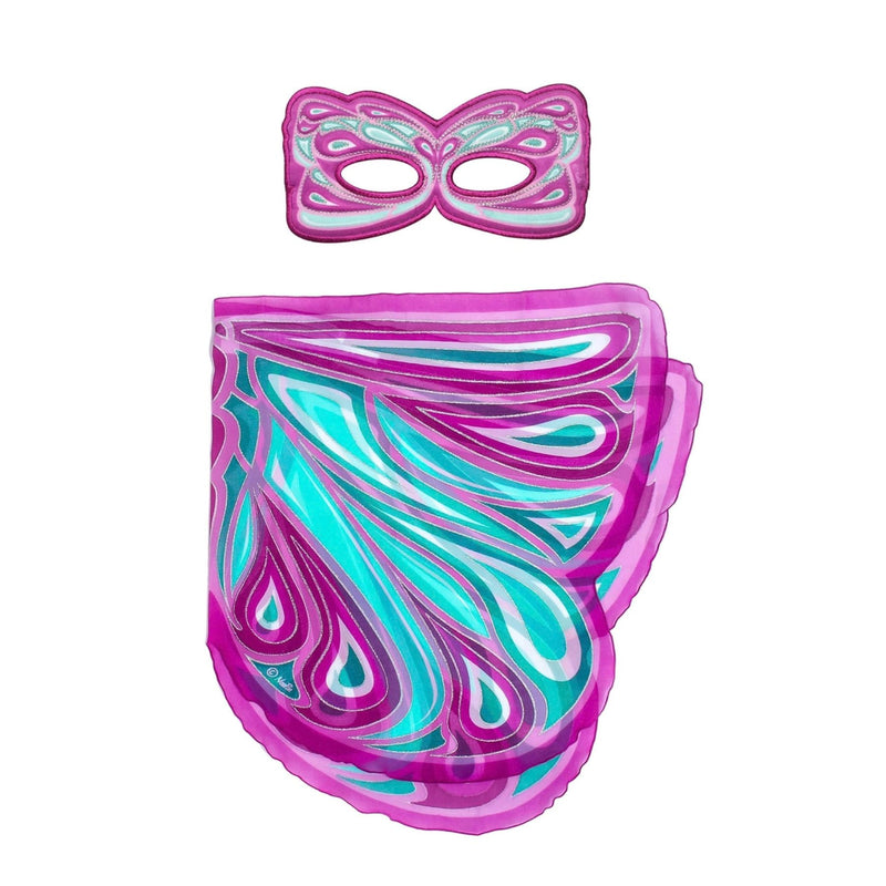 Purple Fairy Wings + Mask
