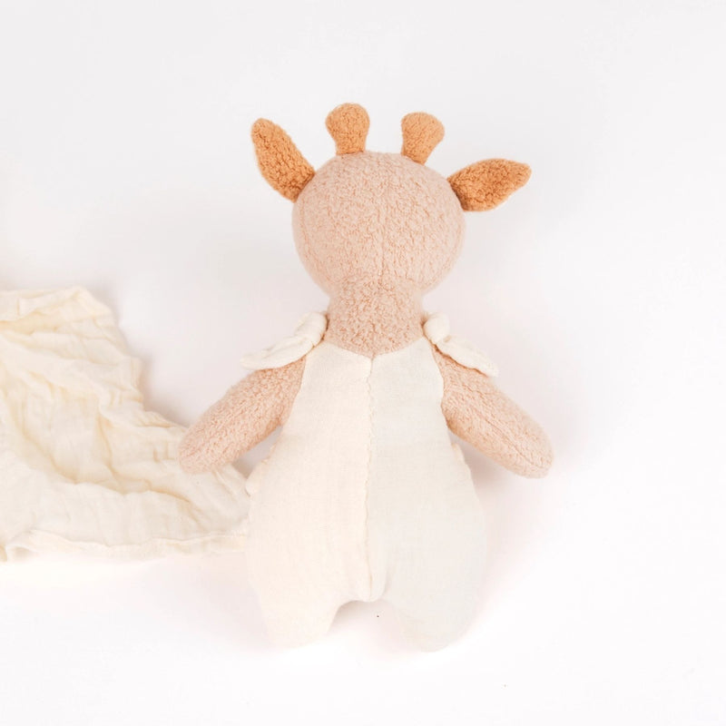 Organic Leonie Giraffe Doudou Pocket