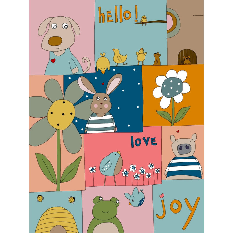 Hello, love, joy | Baby Card