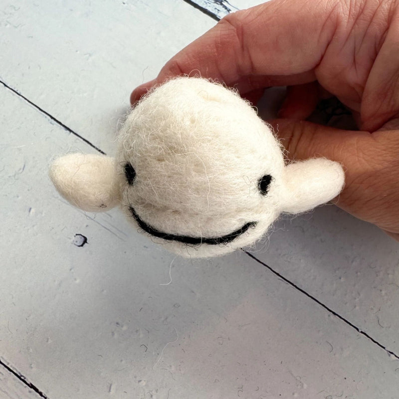 Felt Beluga Whale