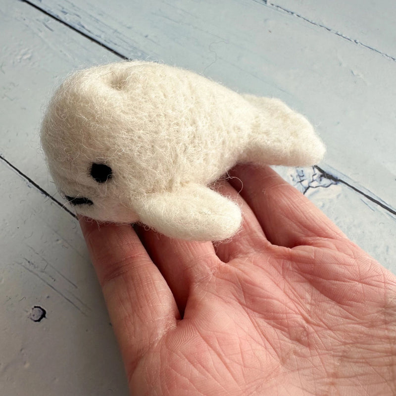 Felt Beluga Whale