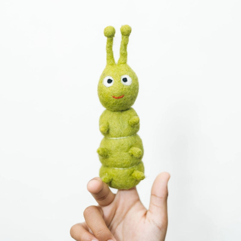 Felt Caterpillar Finger Puppet