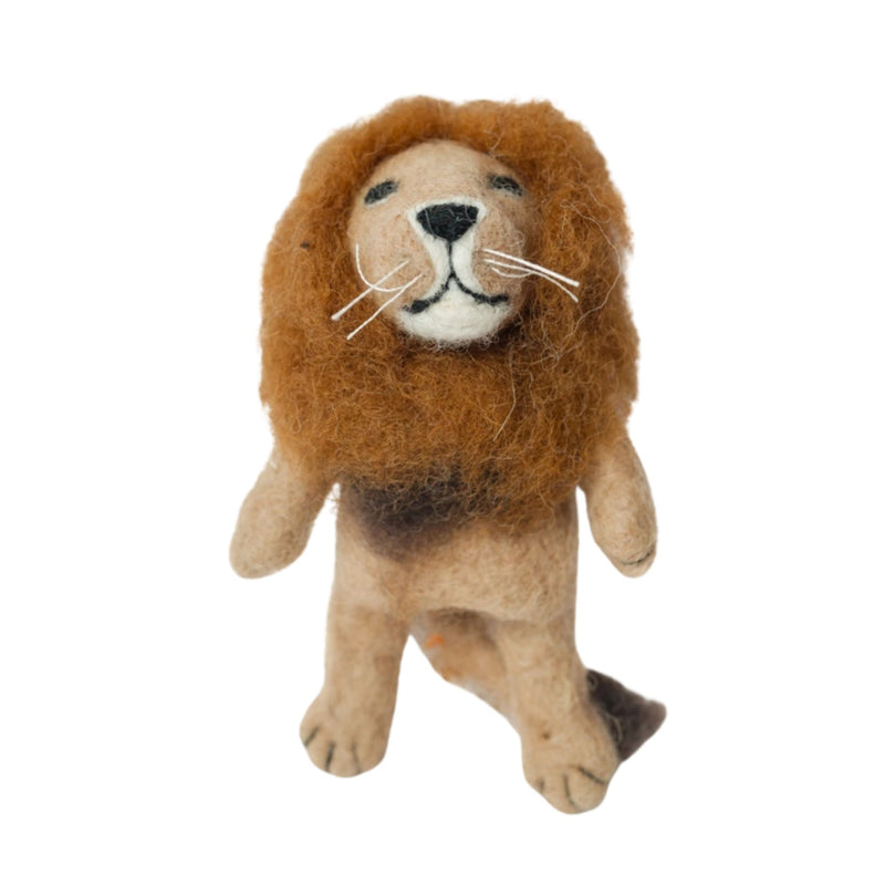 Felt Lion Finger Puppet