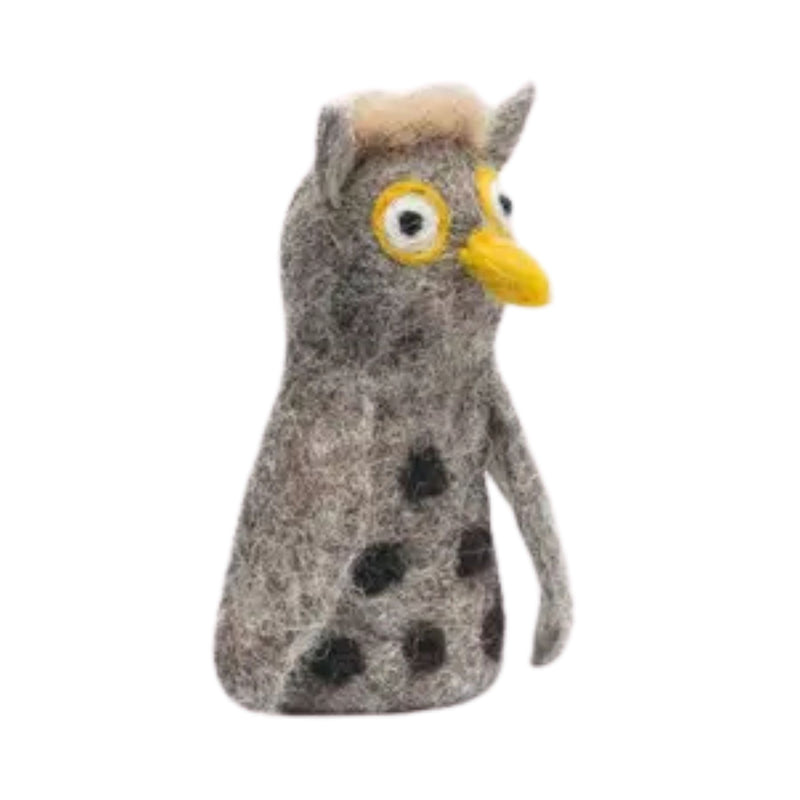 Felt Owl Finger Puppet