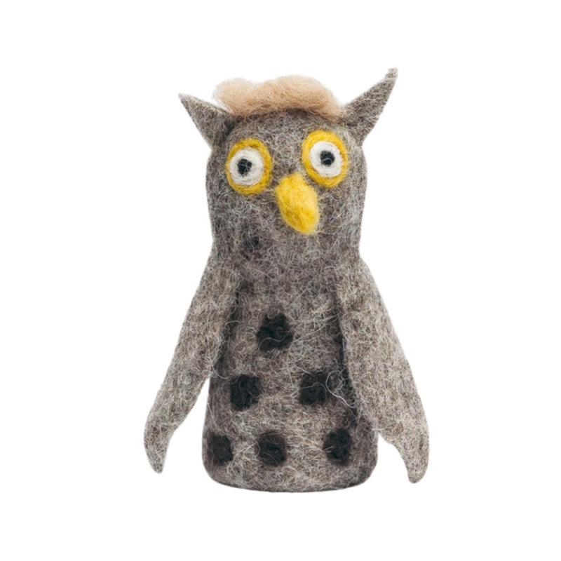 Felt Owl Finger Puppet