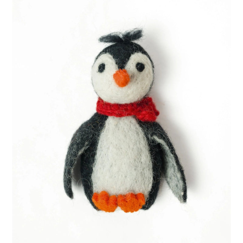 Felt Penguin Finger Puppet