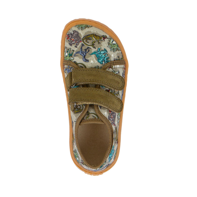 Barefoot Double Velcro Canvas Kid's Slippers - Extra Grip Outsole