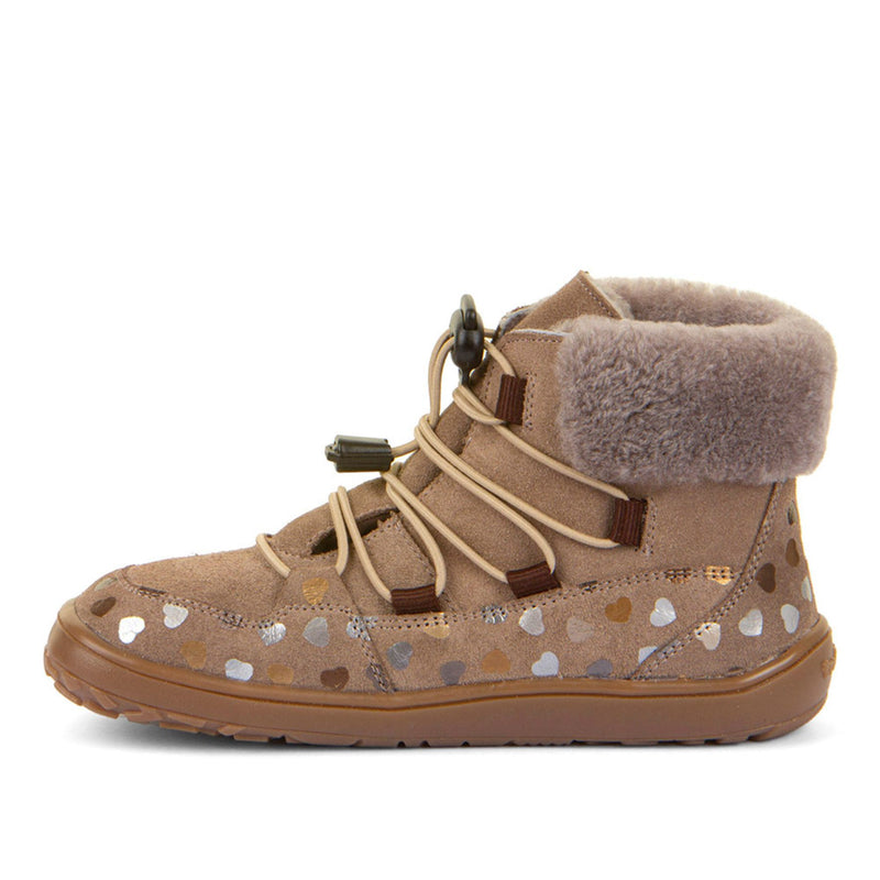 Barefoot TEX Up Furry Waterproof  Wool-Lined Ankle Boots