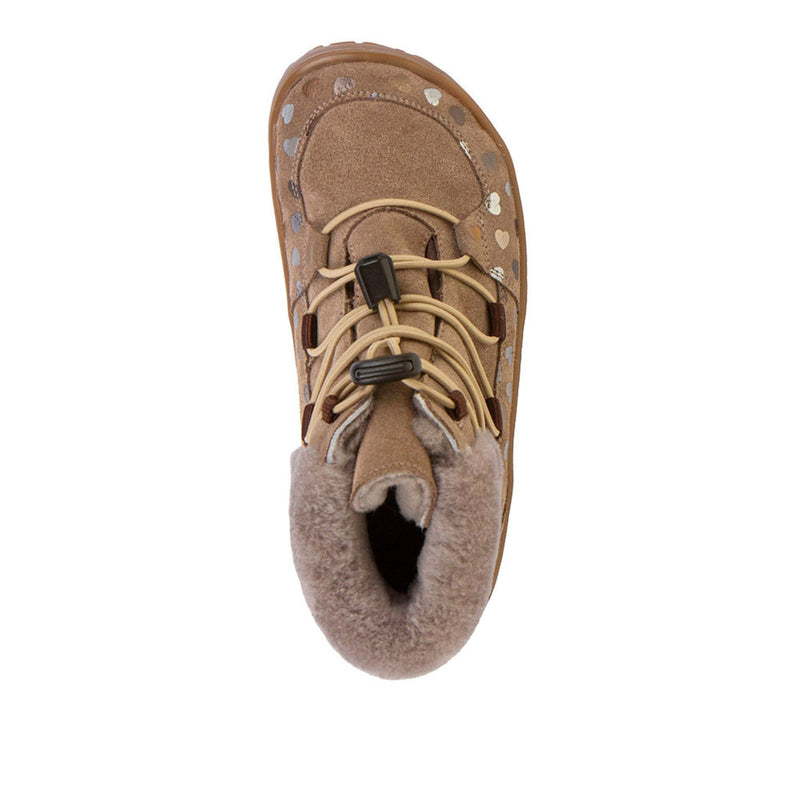 Barefoot TEX Up Furry Waterproof  Wool-Lined Ankle Boots