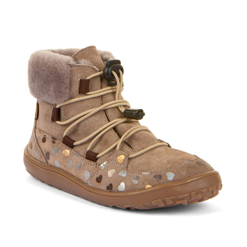 Barefoot TEX Up Furry Waterproof  Wool-Lined Ankle Boots