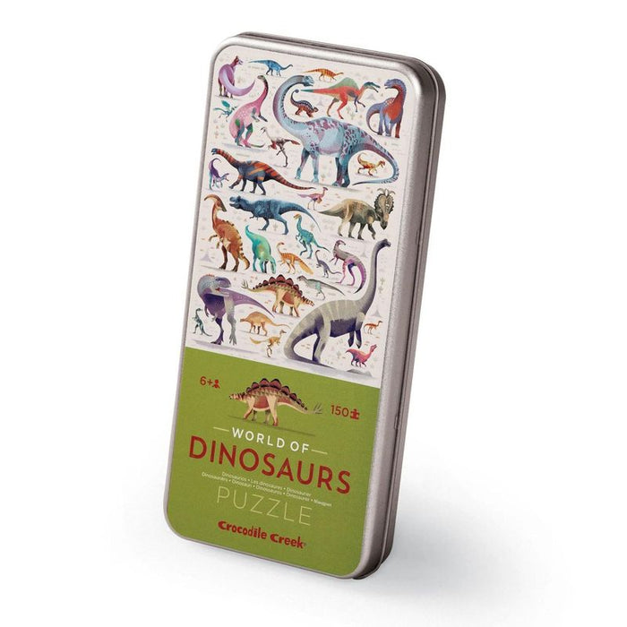 World of Dinosaurs Puzzle in Tin Box