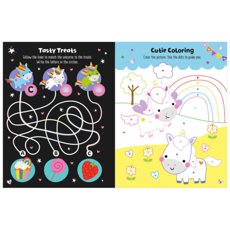 Glow in the Dark Unicorn Activity Book