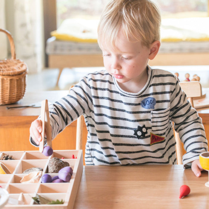 Wood Tinker Tray for Sorting