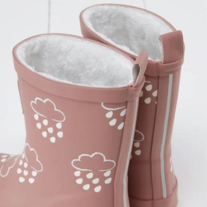 Colour-Changing Fall Rain Boots - Rose