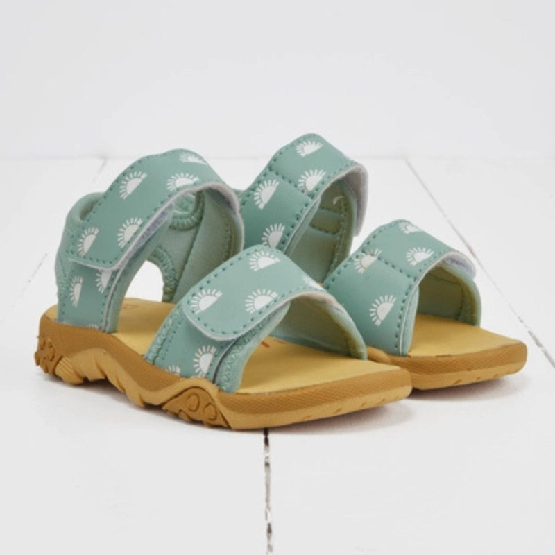 Grass + Air Colour-Changing Sandals Pistachio