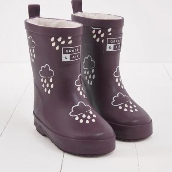 Colour-Changing Fall Rain Boots - Amethyst