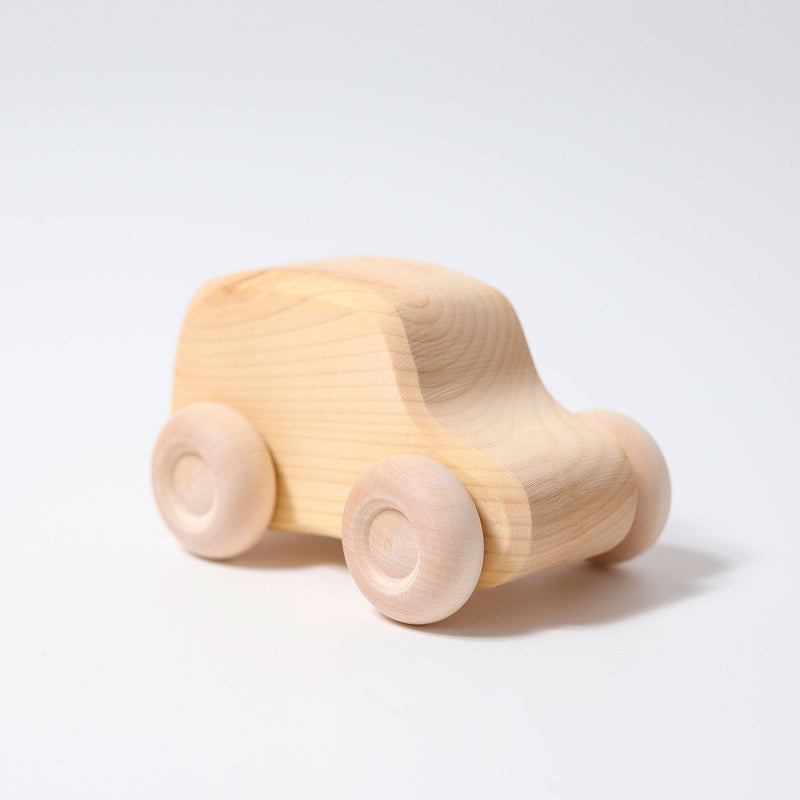 Wooden Car, Natural