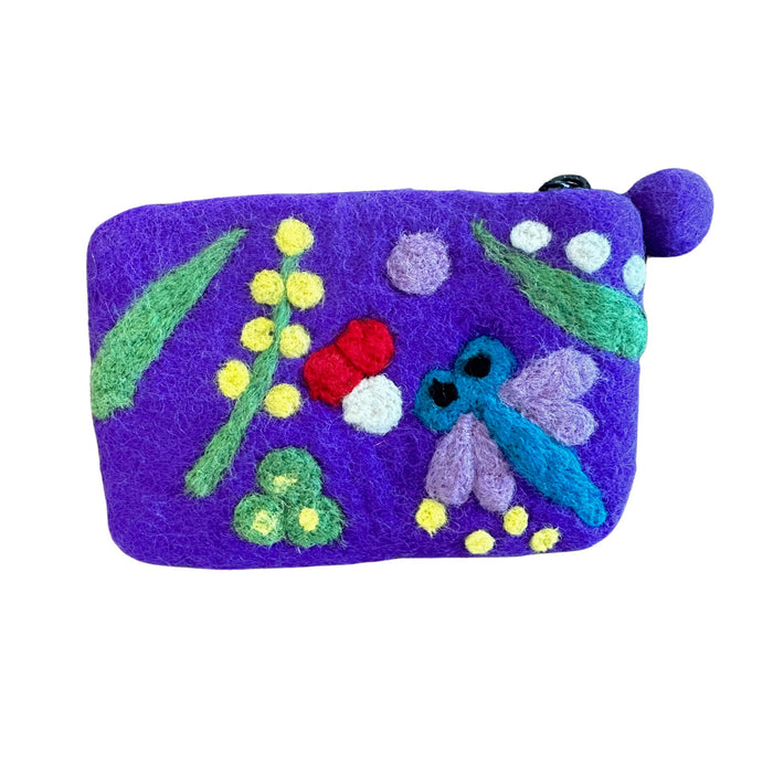 Felt Purse - Dragonfly