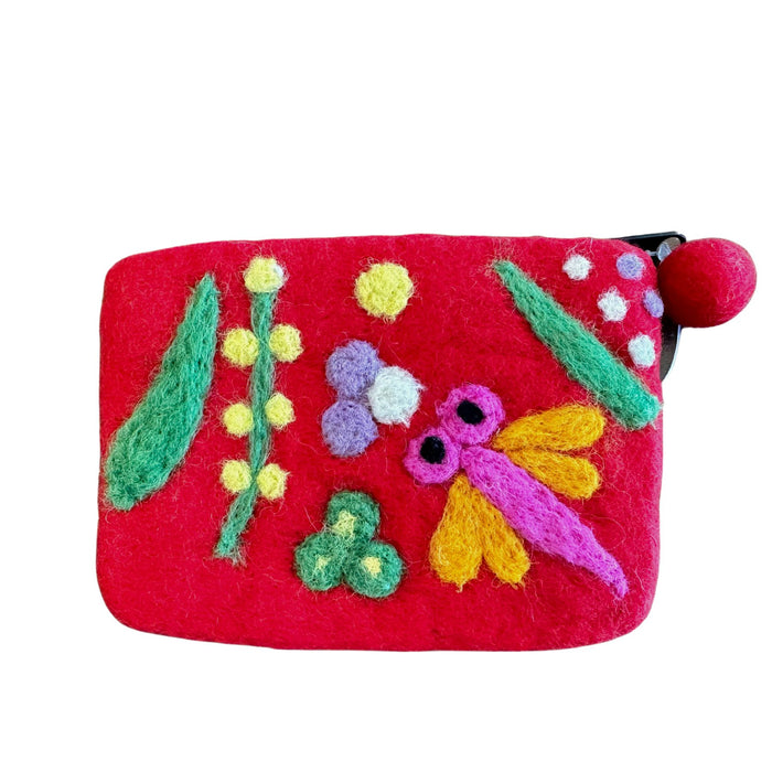 Felt Purse - Dragonfly