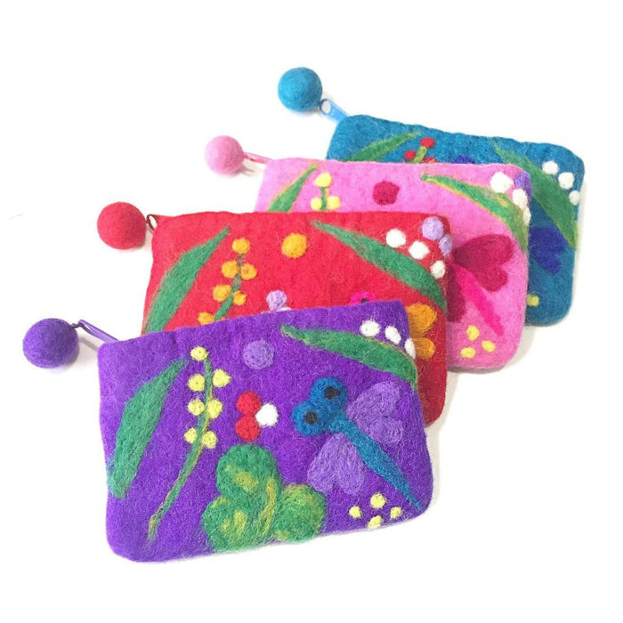 Felt Purse - Dragonfly