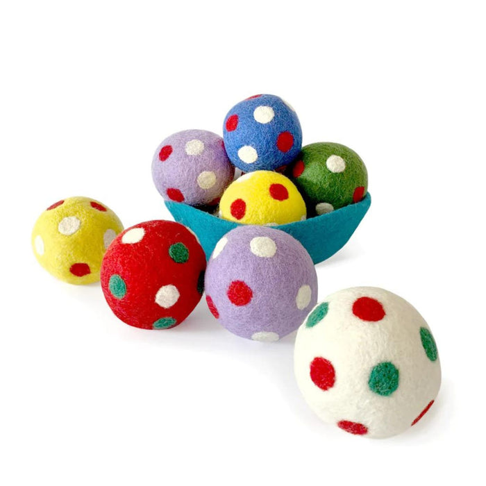 Felt Polka Dot Ball