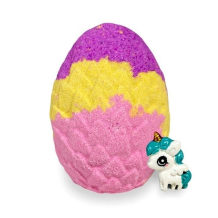 Unicorn Egg Bath Bomb with Toy