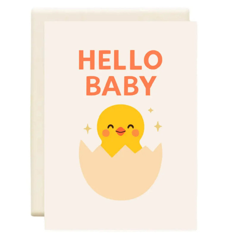 Hello Baby | Hatched Egg Baby Card