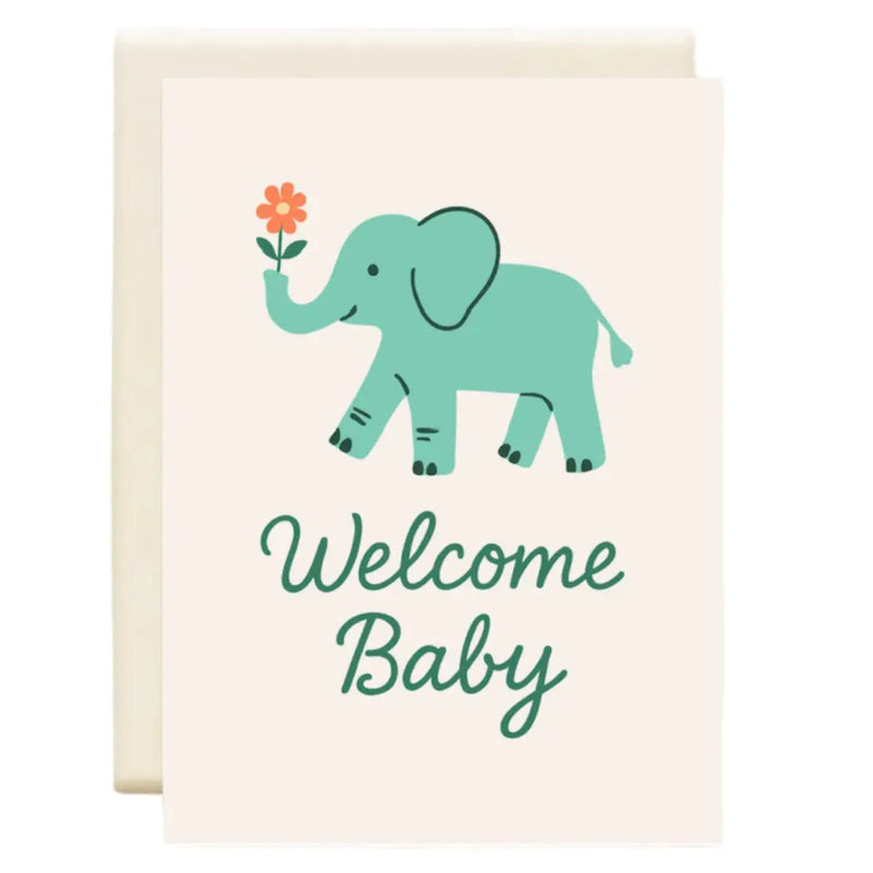 Welcome Baby | Elephant Baby Card