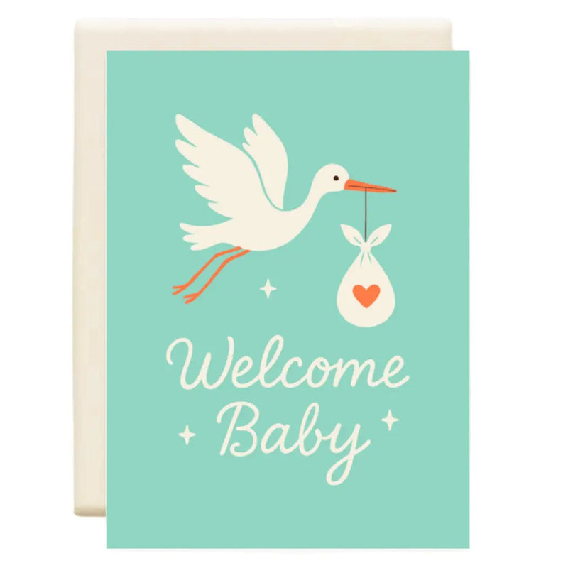 Welcome Baby | Stork Baby Card